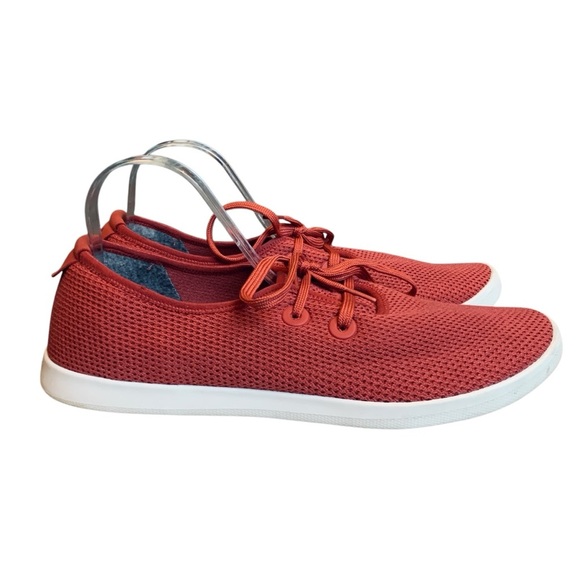 Allbirds Tree Skippers Sneakers Mens 13 Orange Red  Breathable Boat Shoes Wool - Picture 3 of 9